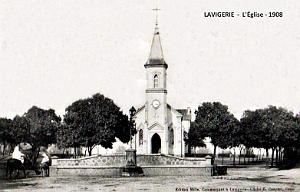 LAVIGERIE - EGLISE - 1908